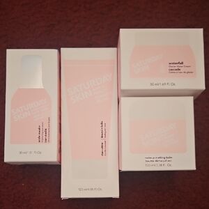Saturday Skin Waterfall Glacier Water Cream Set - Pink